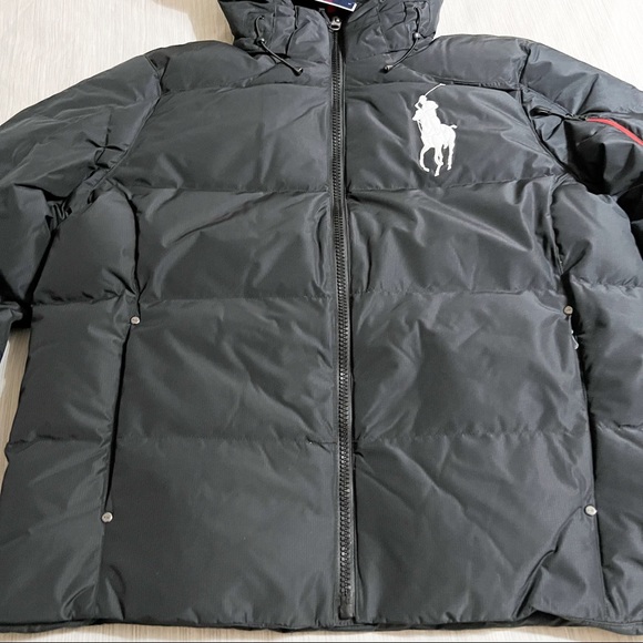 Polo Ralph Lauren Big Pony Hooded Down Puffer Jacket - Picture 6 of 16
